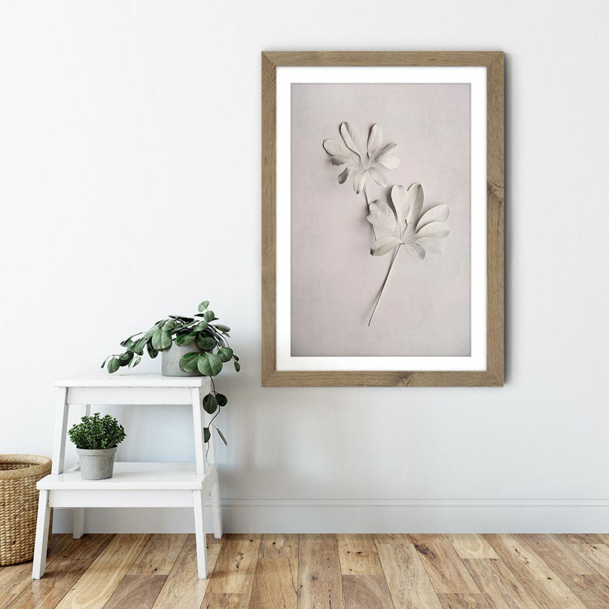 Alabaster Forest 2 Art Print Oak Frame – image 5