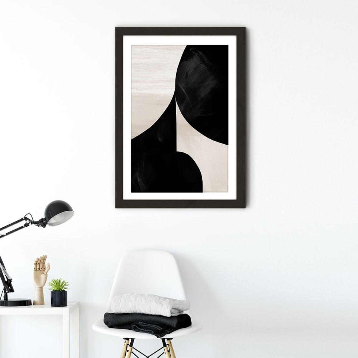 Night Set I Art Print Black Frame – image 2