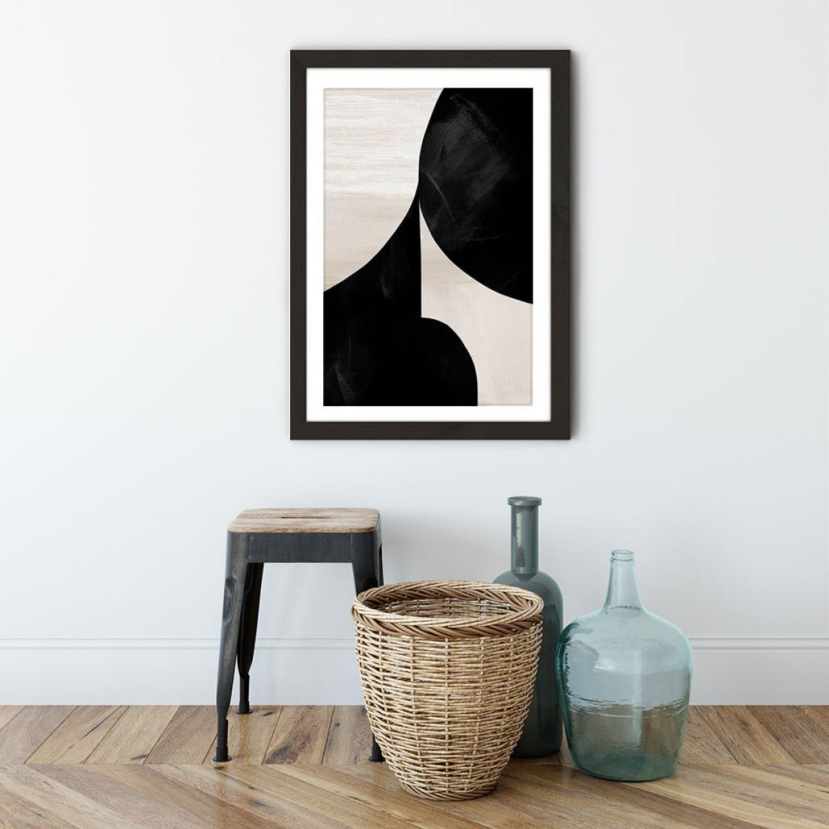 Night Set I Art Print Black Frame – image 3