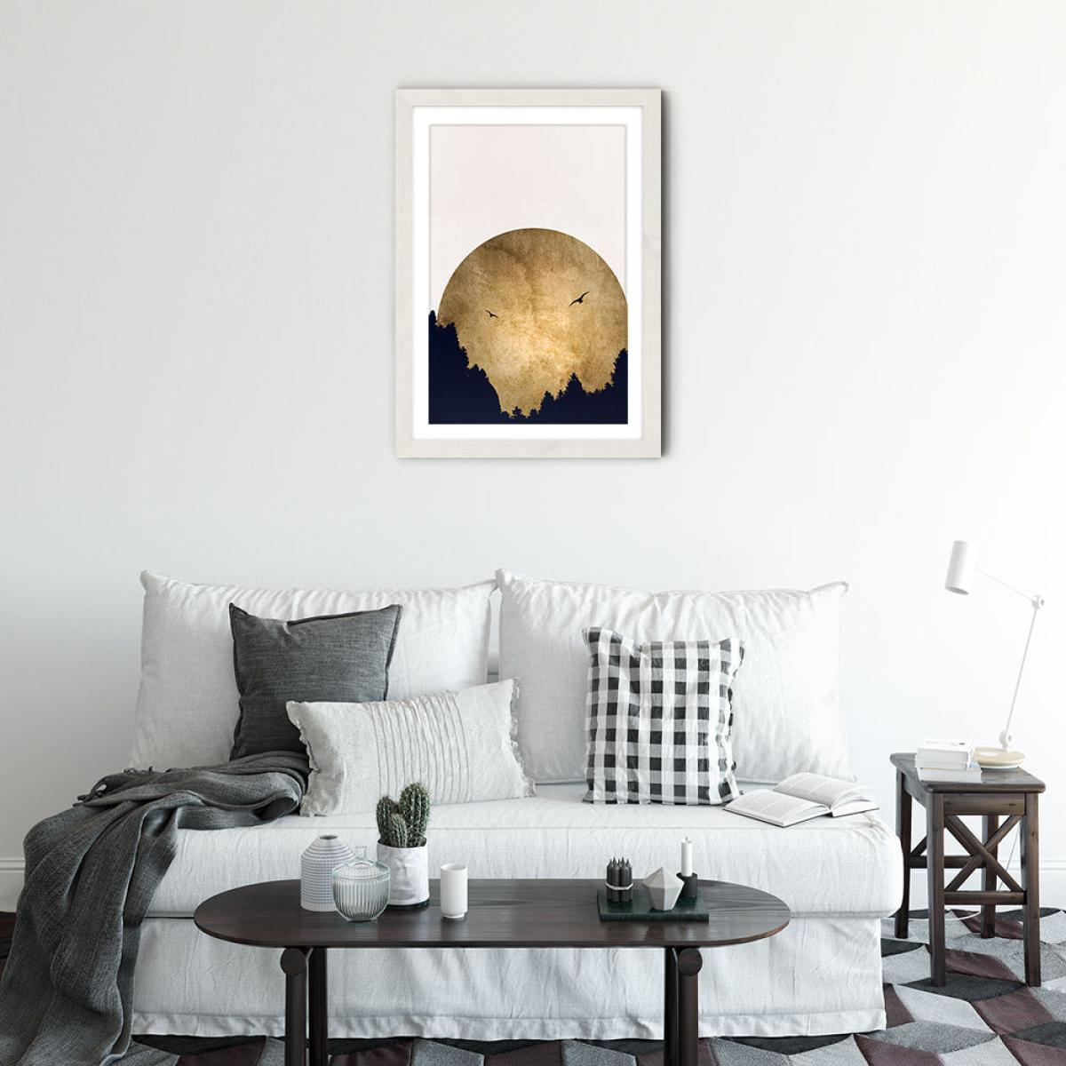 Two Birds - 1 Art Print White Frame – image 2