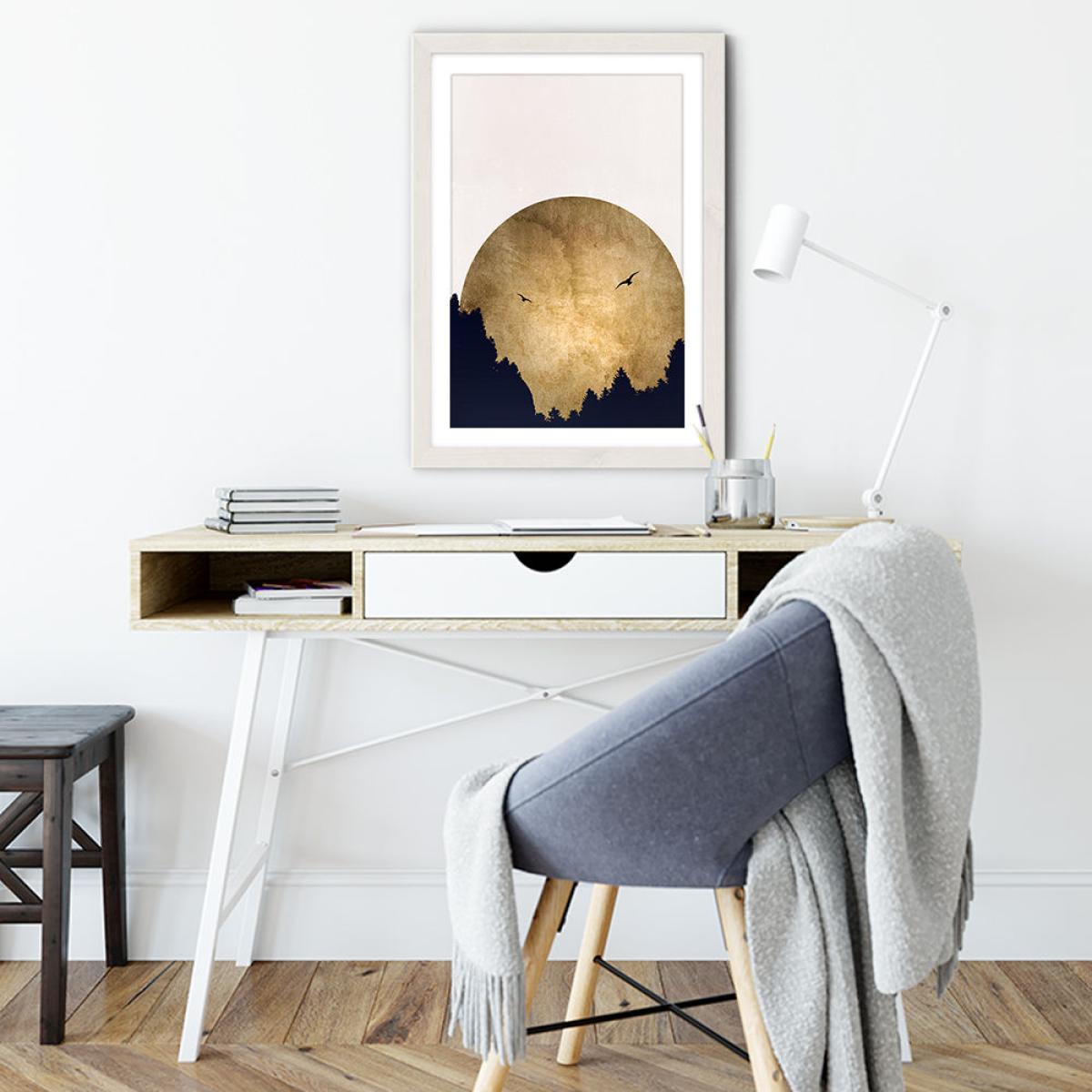 Two Birds - 1 Art Print White Frame – image 3