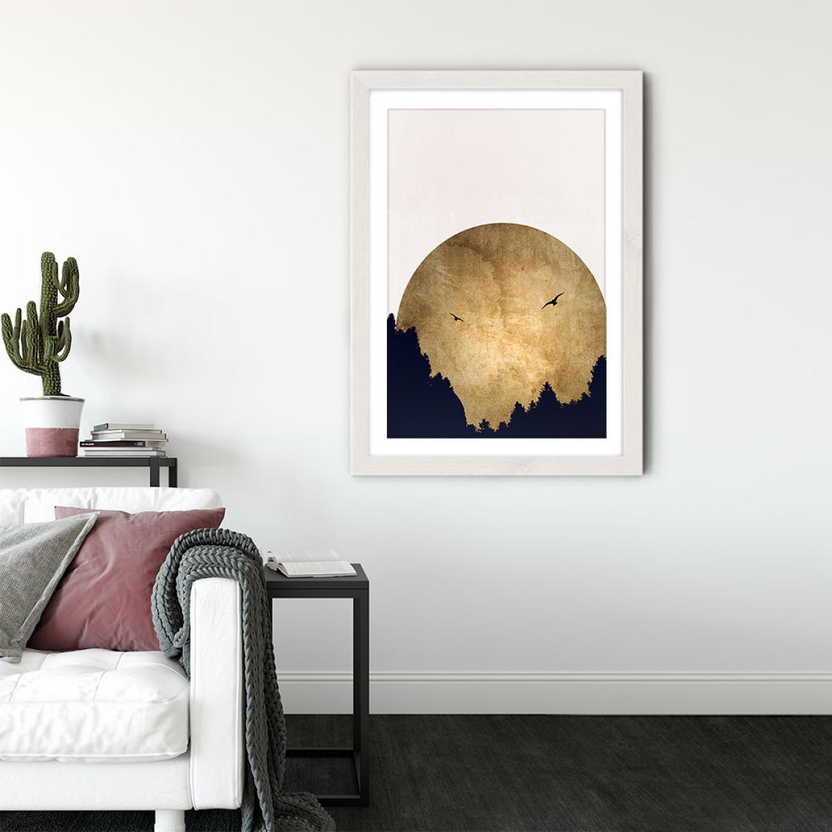 Two Birds - 1 Art Print White Frame – image 4