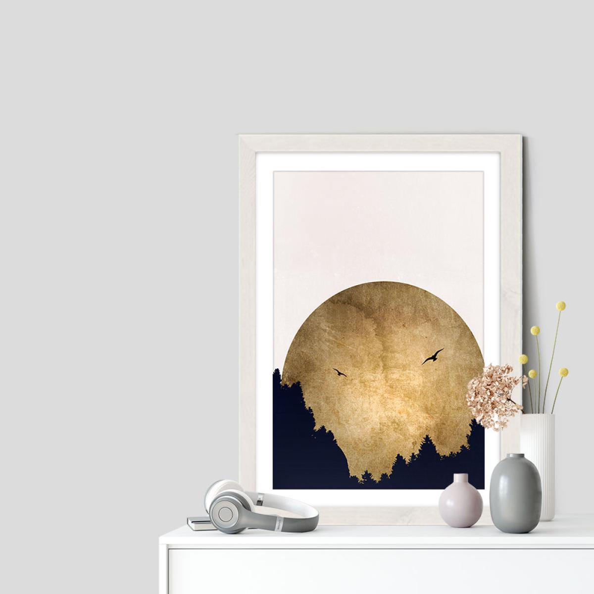 Two Birds - 1 Art Print White Frame – image 5