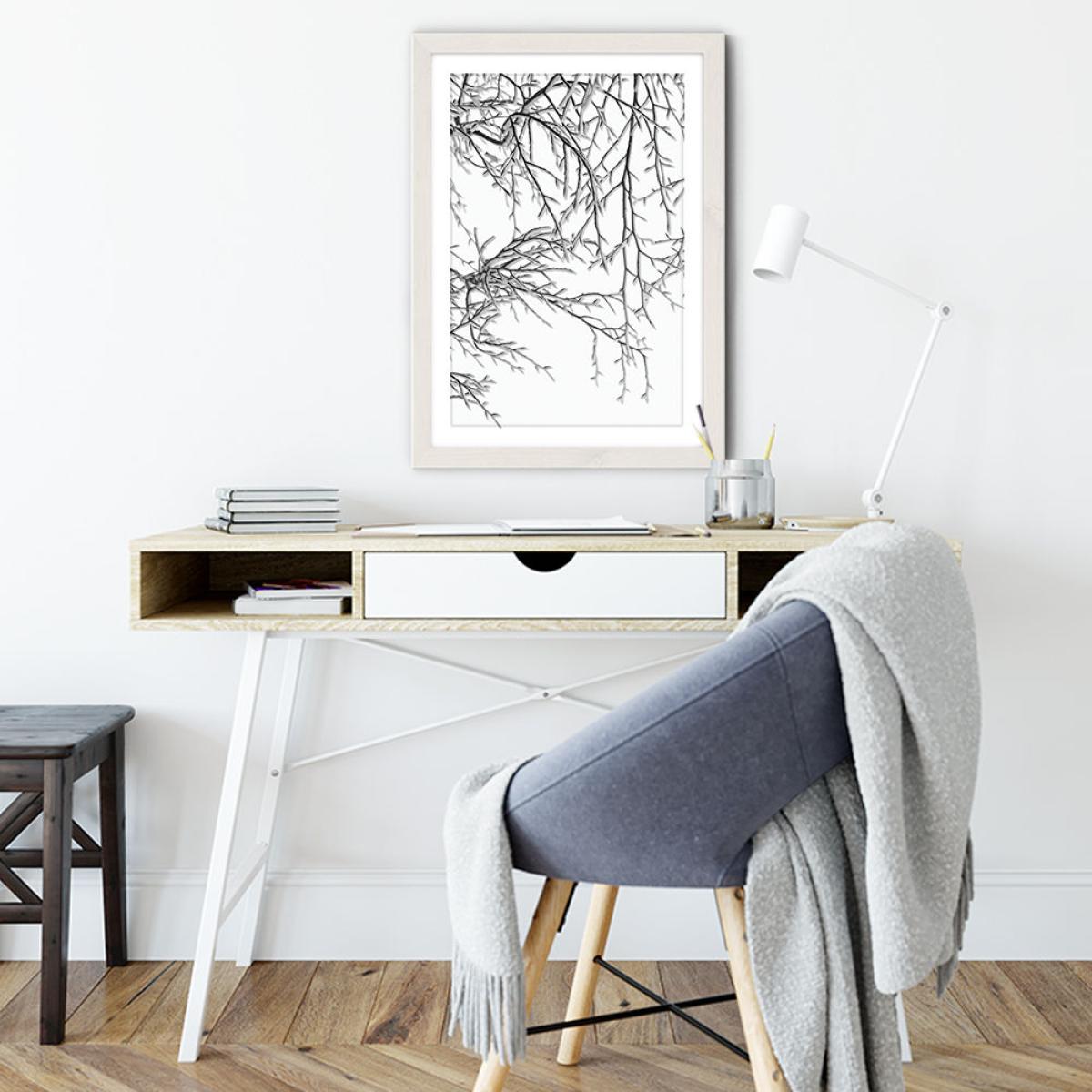 Snowy Days Art Print White Frame – image 5