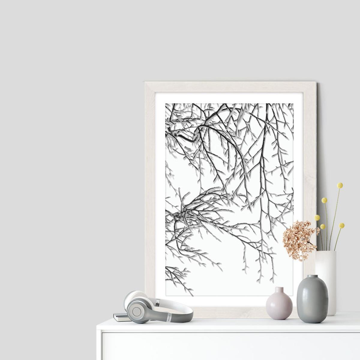 Snowy Days Art Print White Frame – image 7