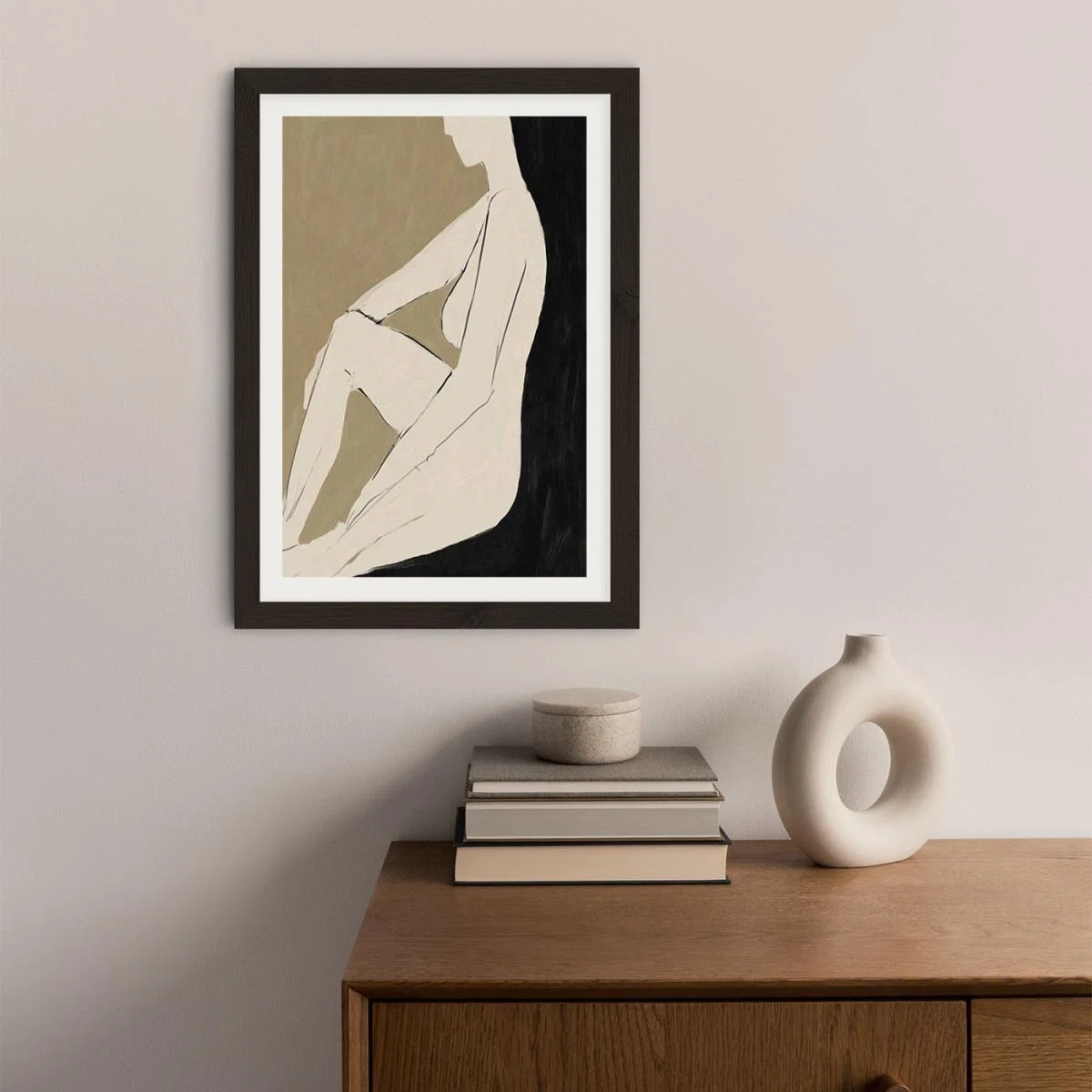 Chill Art Print Black Frame – image 2