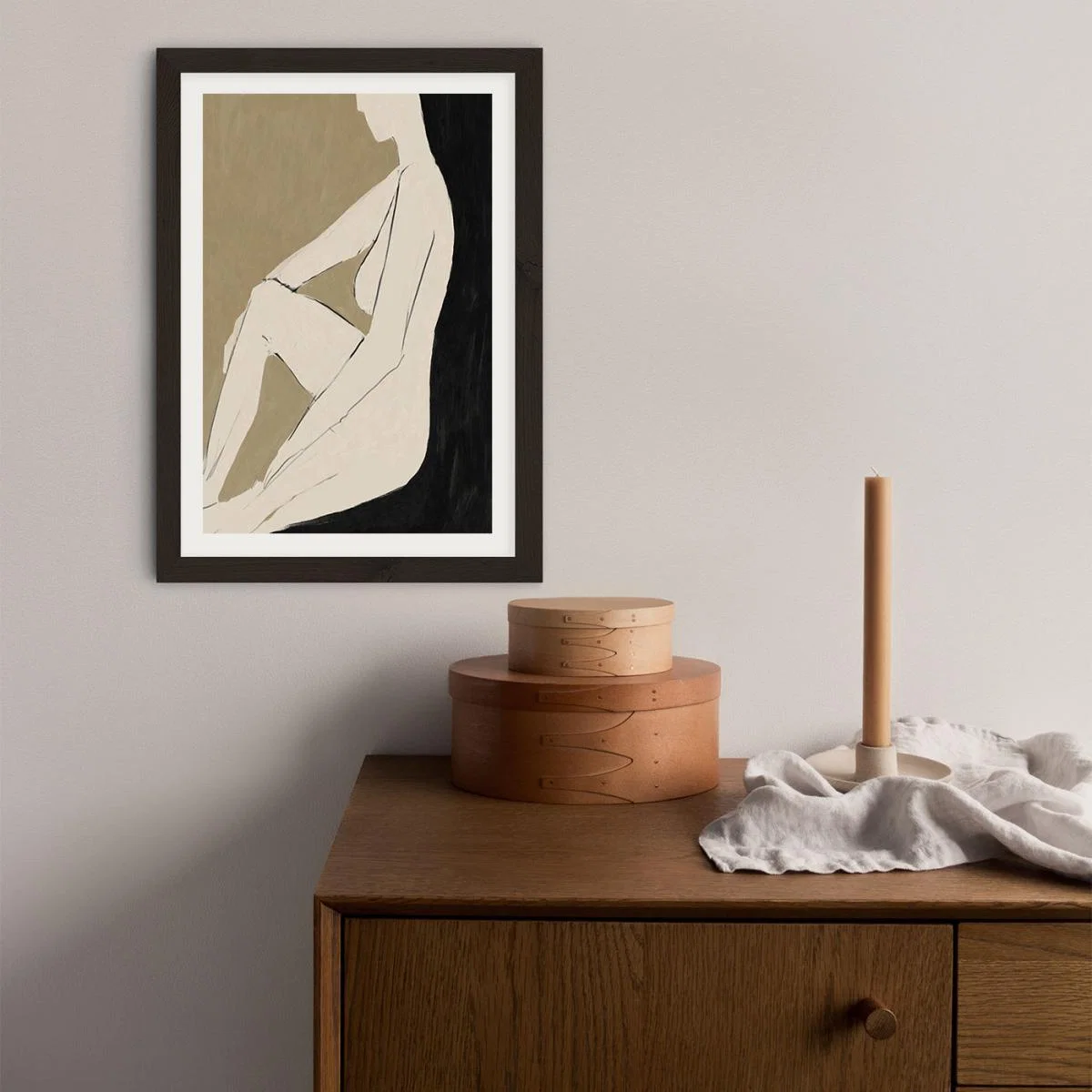 Chill Art Print Black Frame – image 3