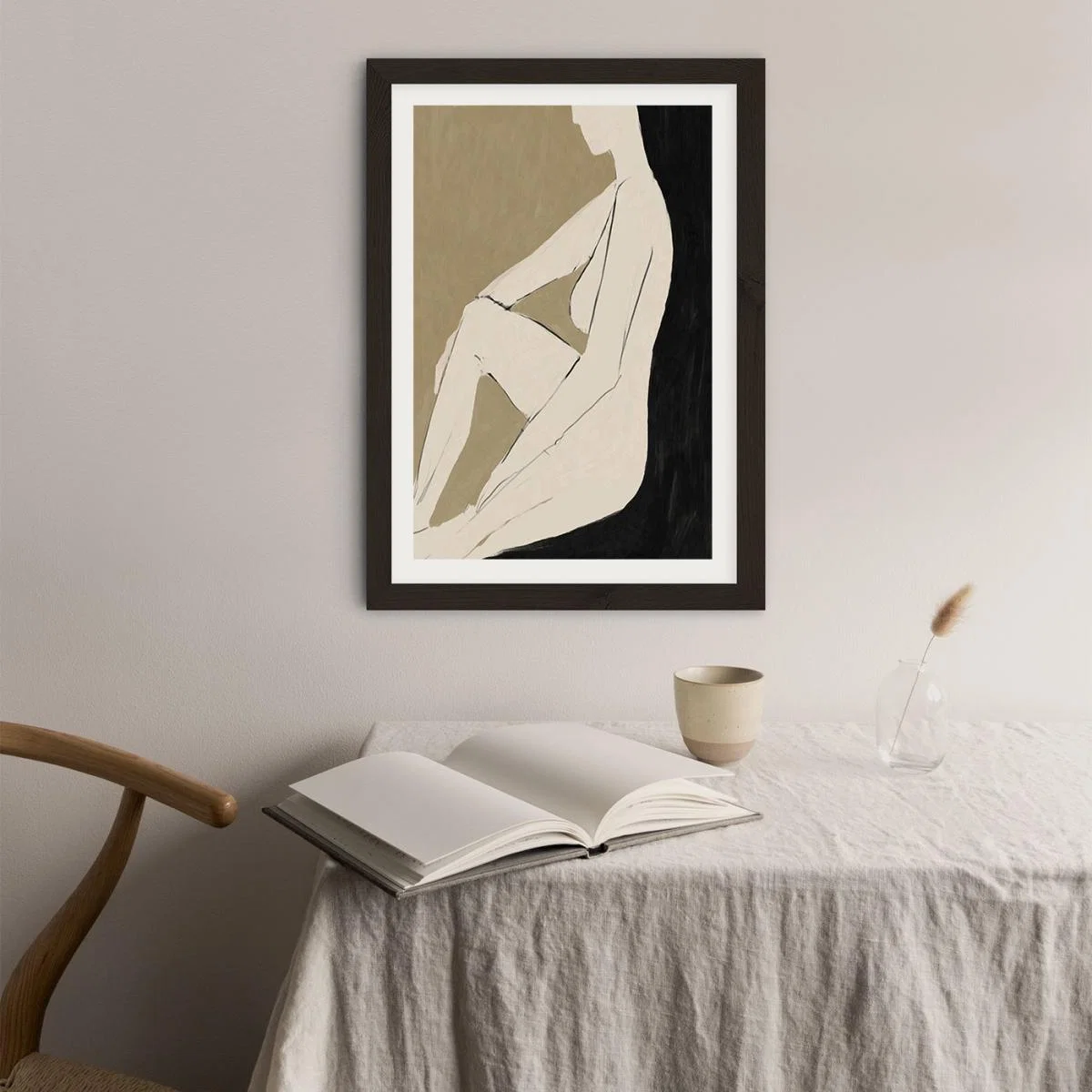 Chill Art Print Black Frame – image 4