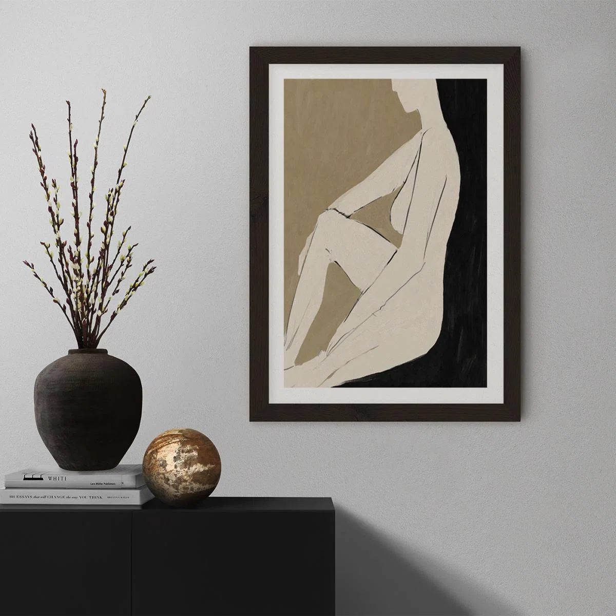 Chill Art Print Black Frame – image 6