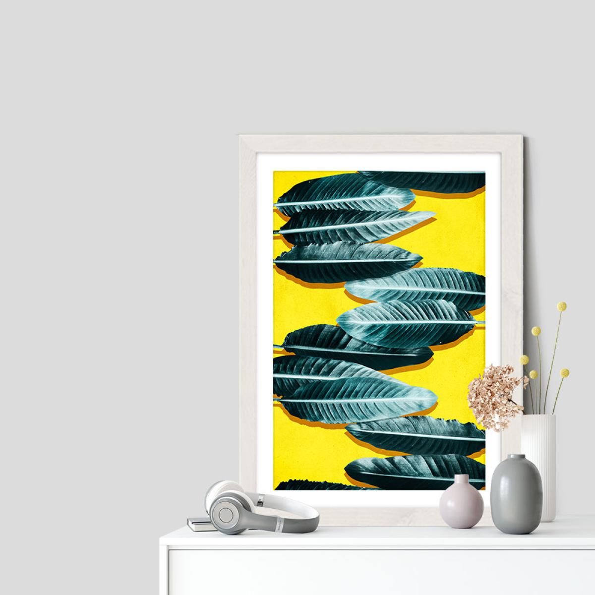 Tropical No. 2 Art Print White Frame – image 2