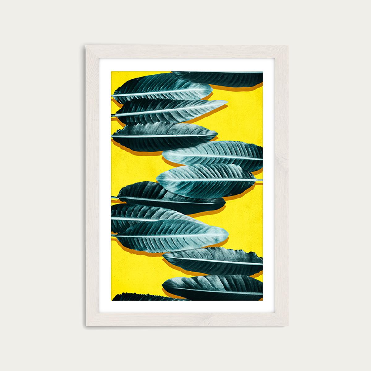Tropical No. 2 Art Print White Frame – image 1