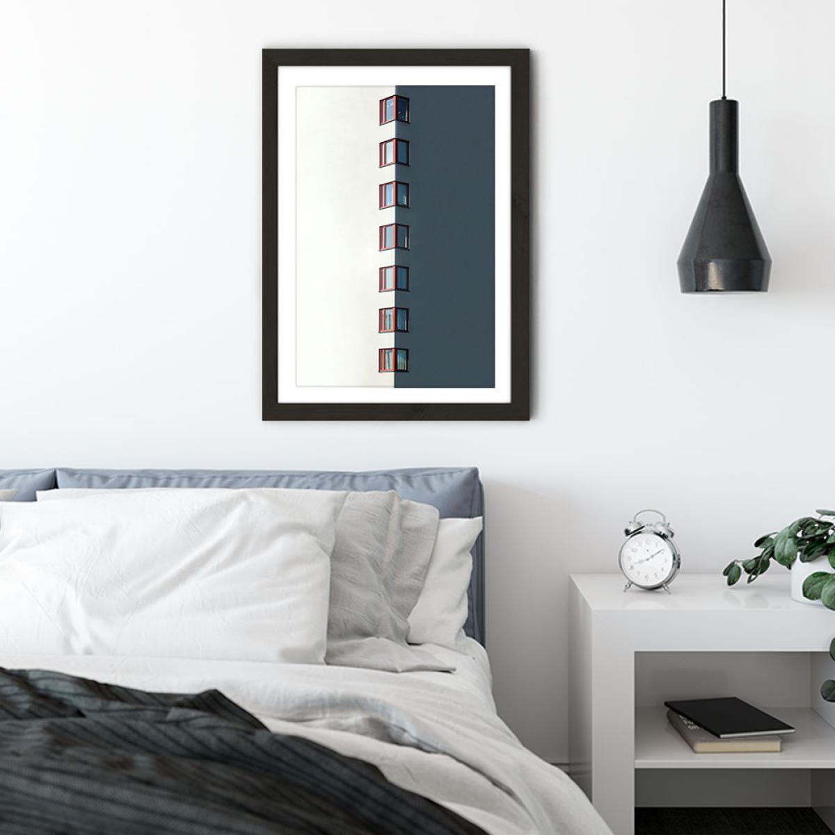 Red Windows Art Print Black Frame – image 3