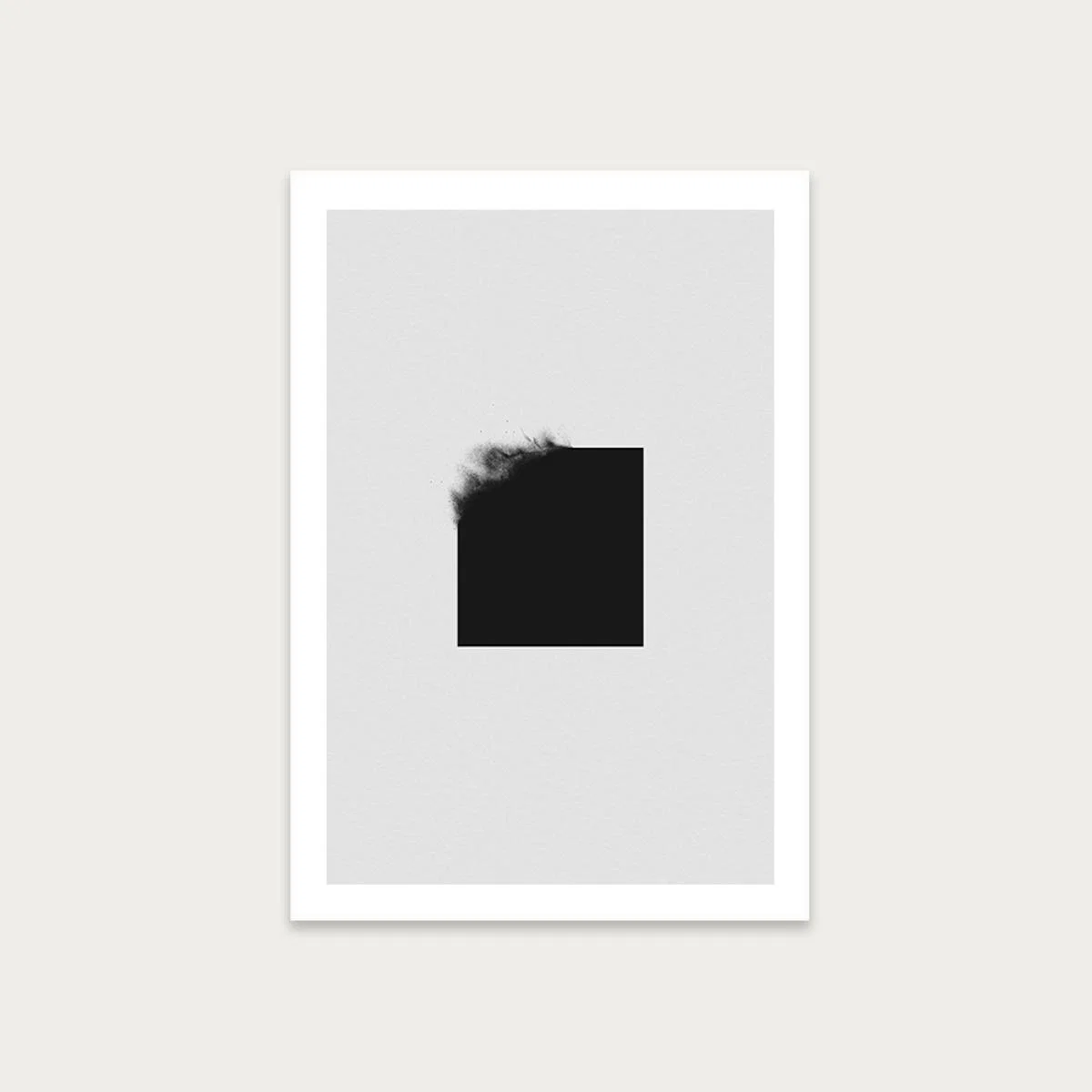 Black No. 2 Art Print Unframed