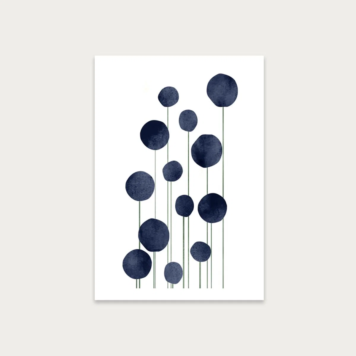 Water Flowers Art Print Unframed