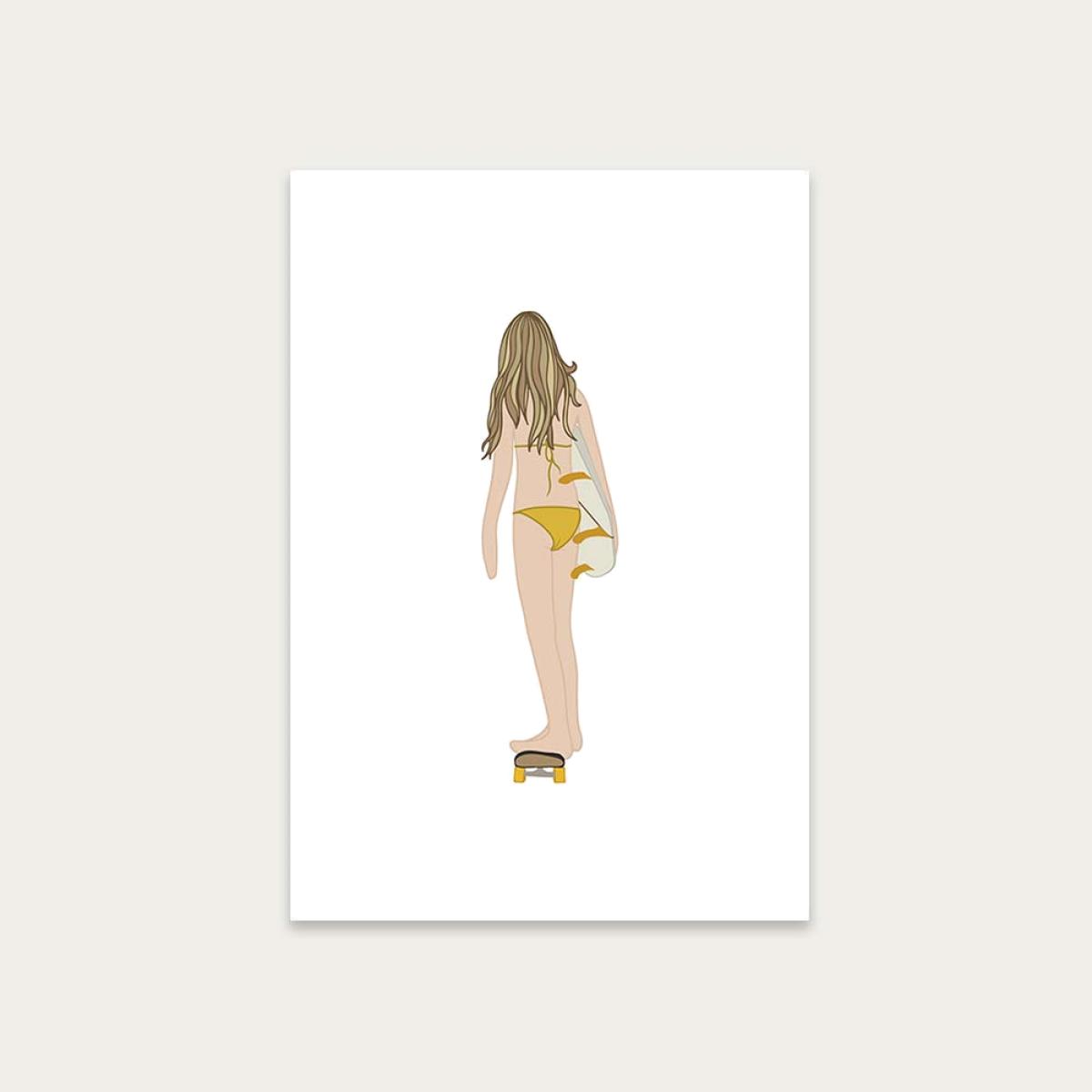 Boardwalk Art Print Unframed