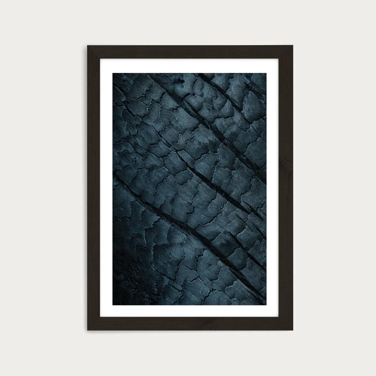 Velvet Black After the Fire Art Print Black Frame – image 1