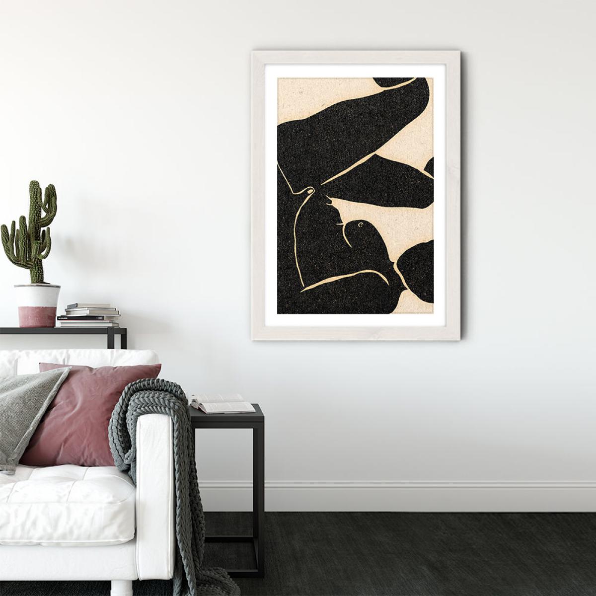 Position I Art Print White Frame – image 2