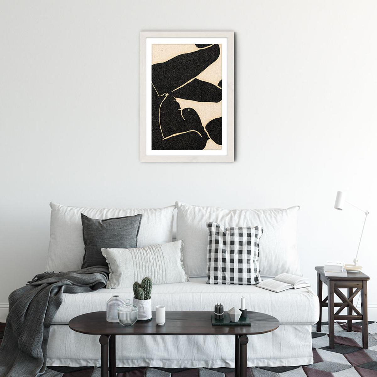 Position I Art Print White Frame – image 4