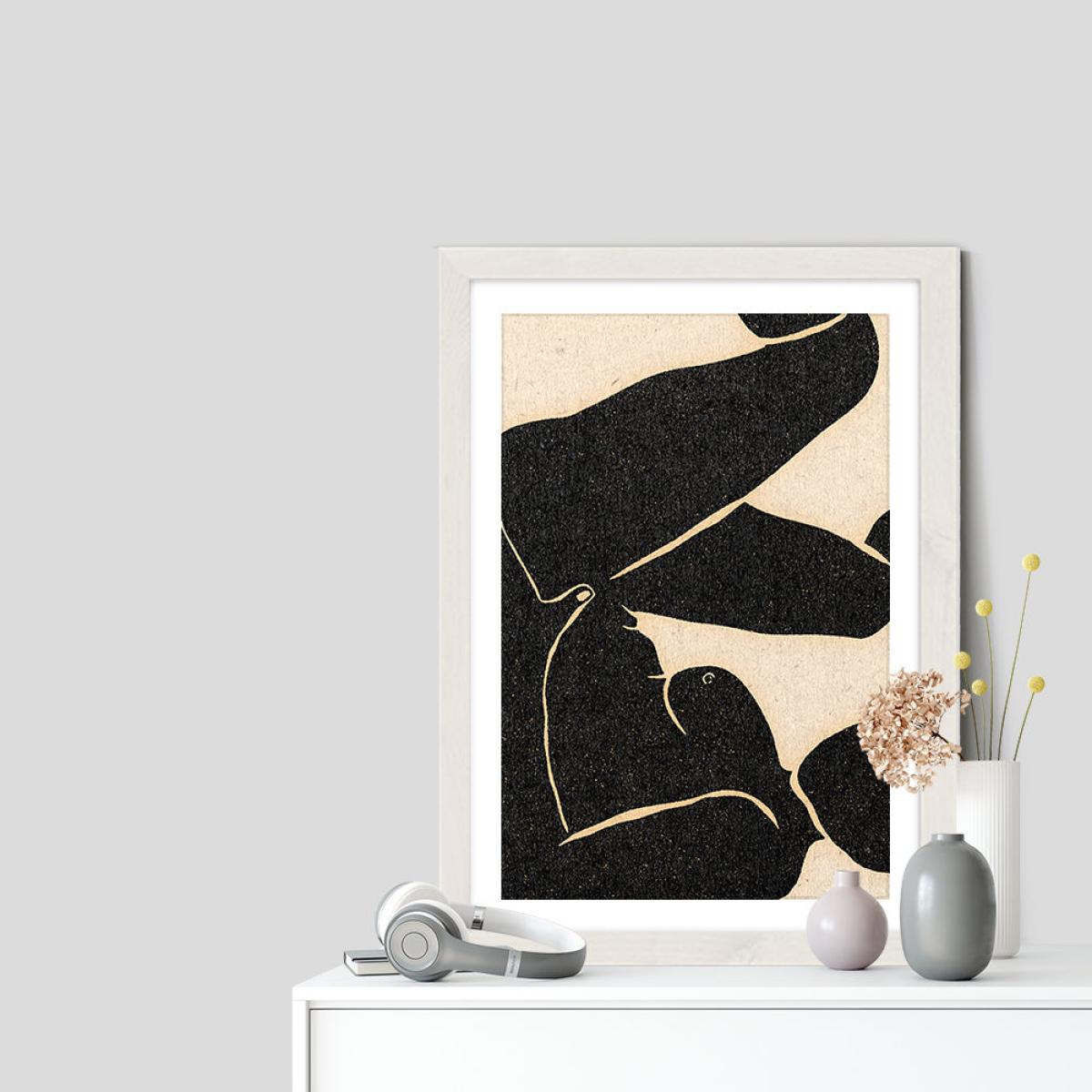 Position I Art Print White Frame – image 7