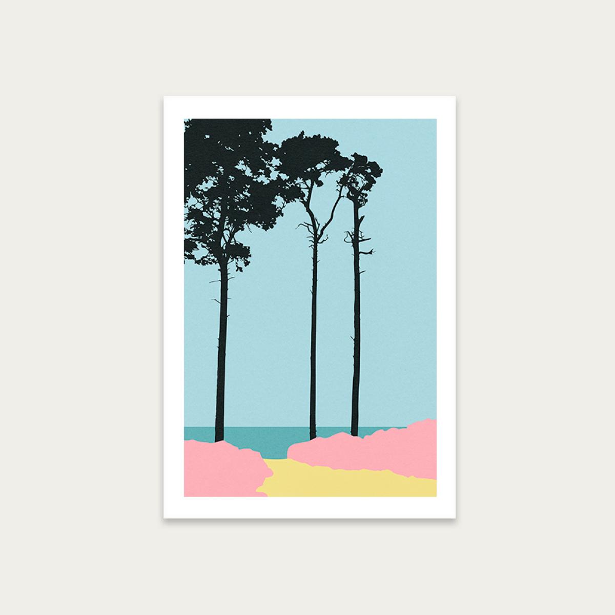 Weststrand Art Print Unframed