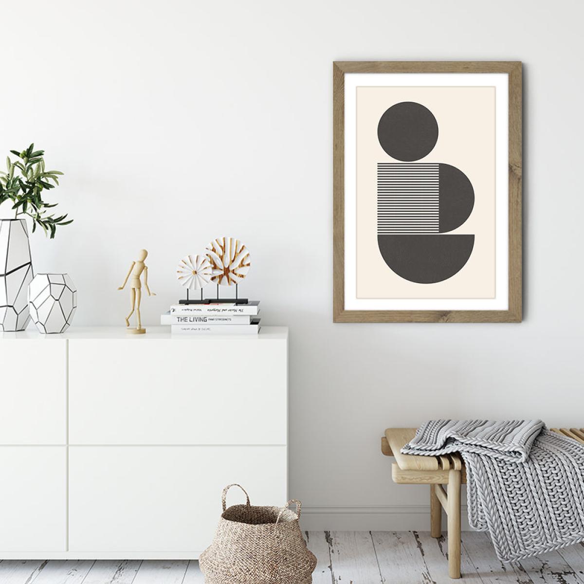 Block II Art Print Oak Frame – image 3