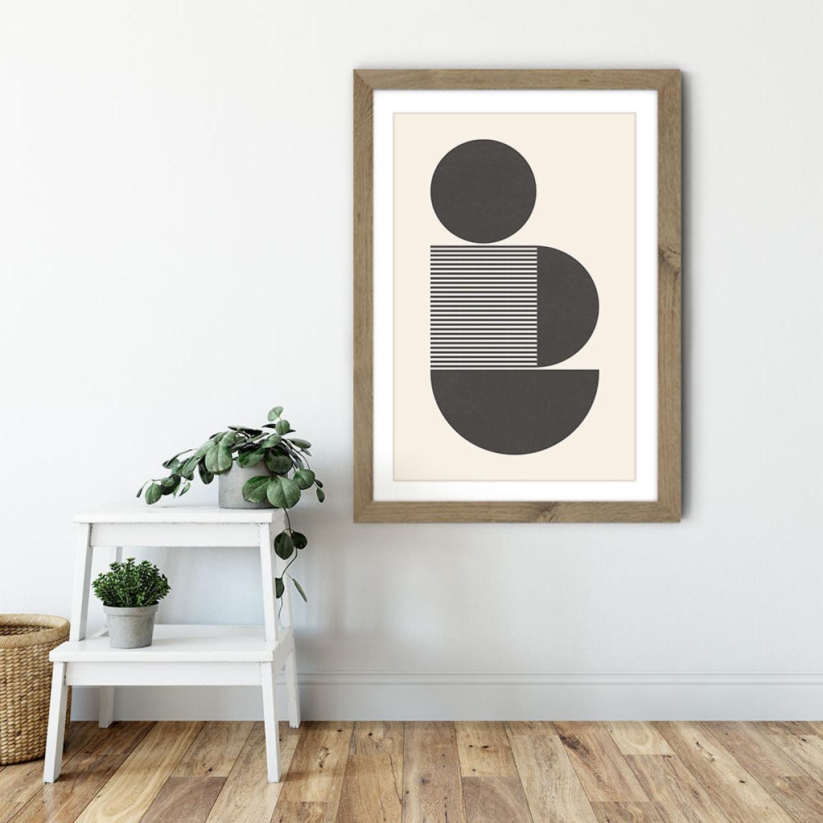 Block II Art Print Oak Frame – image 4