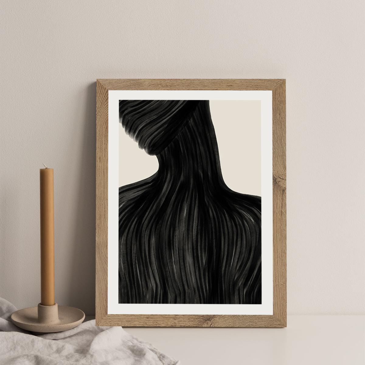 Heavy Chest Art Print Oak Frame – image 3