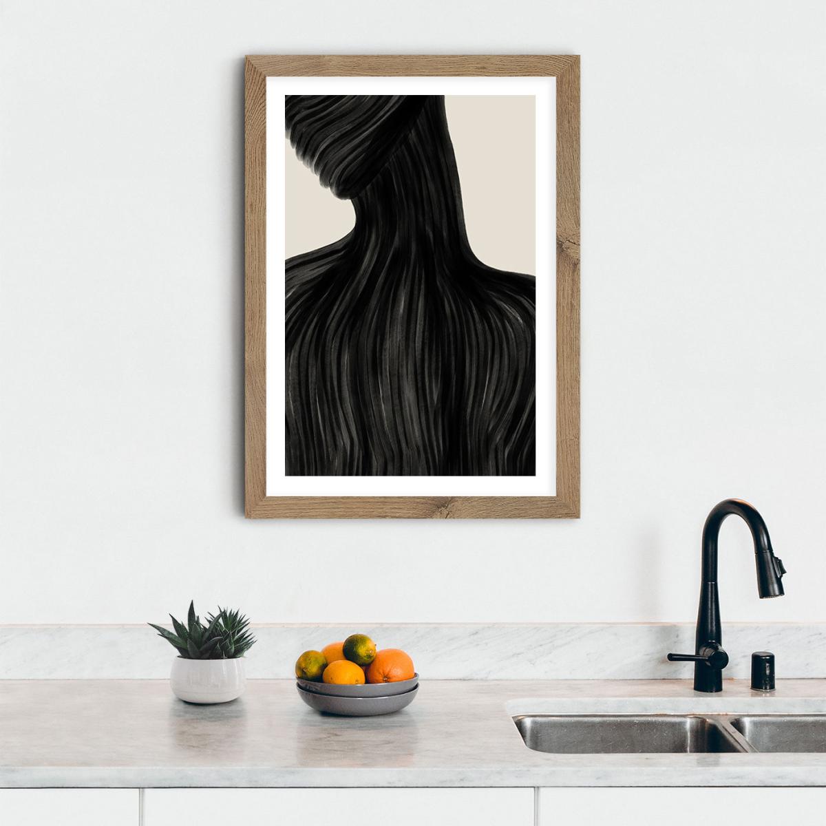 Heavy Chest Art Print Oak Frame – image 9