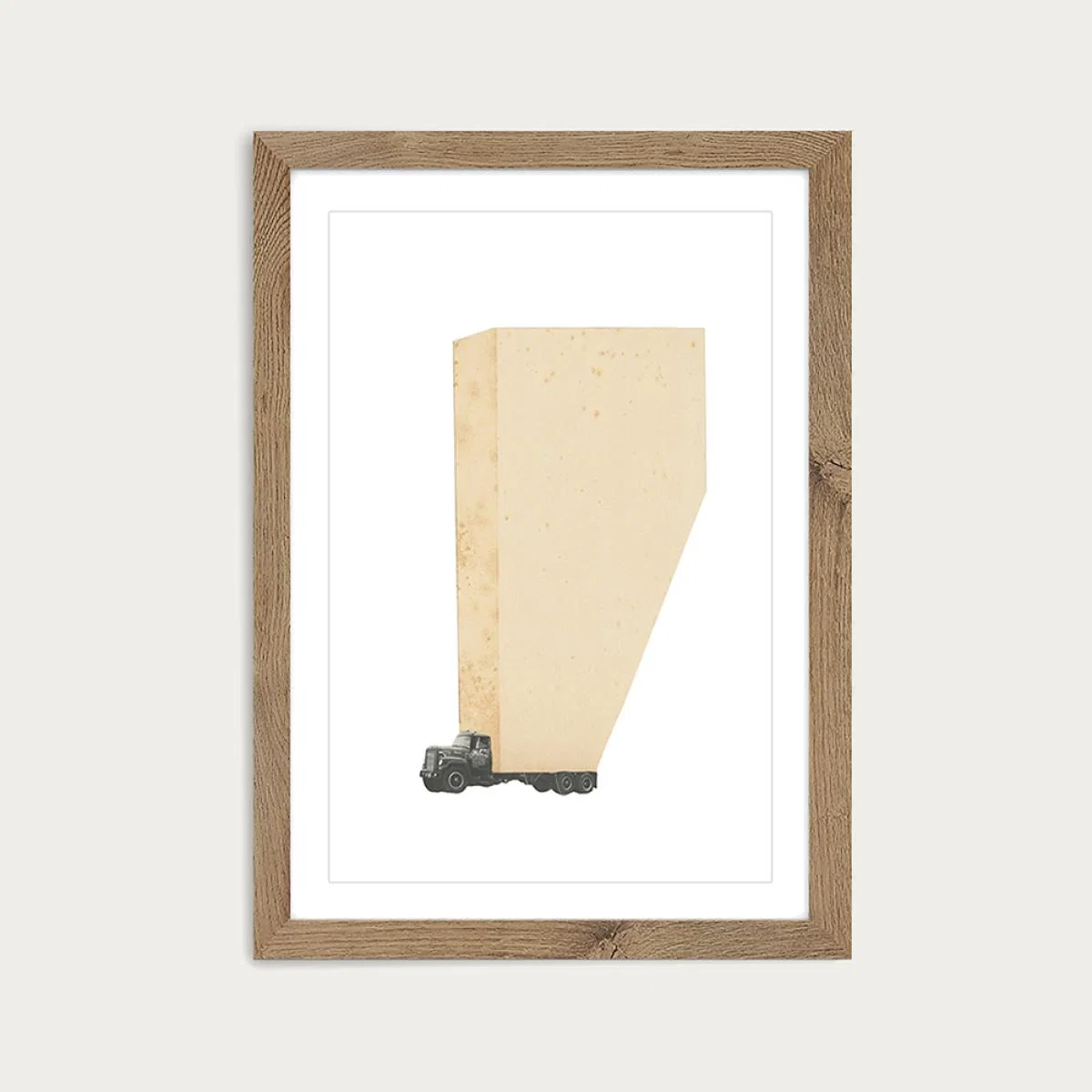 Wide Load Art Print Oak Frame – image 1