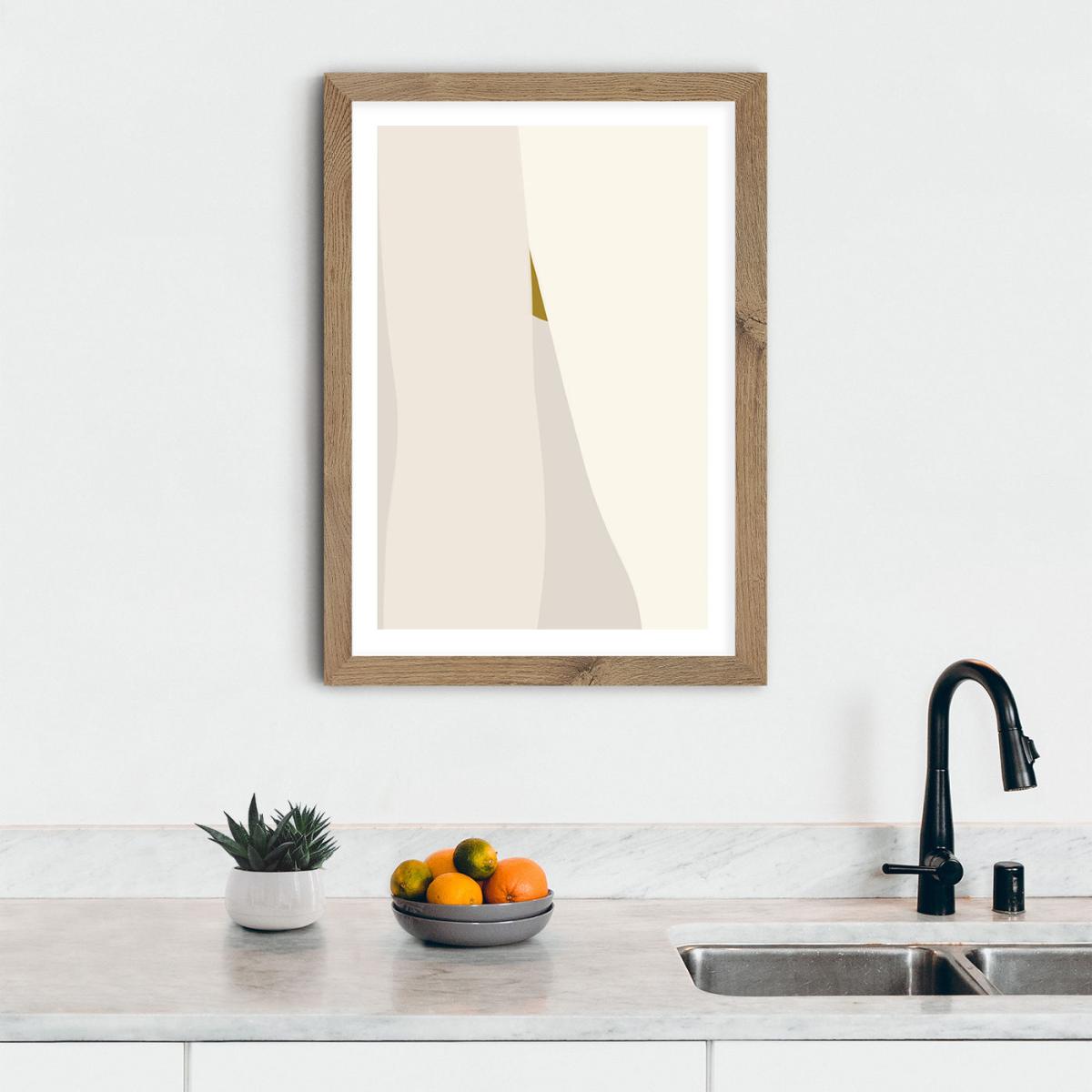 In the Shadow Art Print Oak Frame – image 2