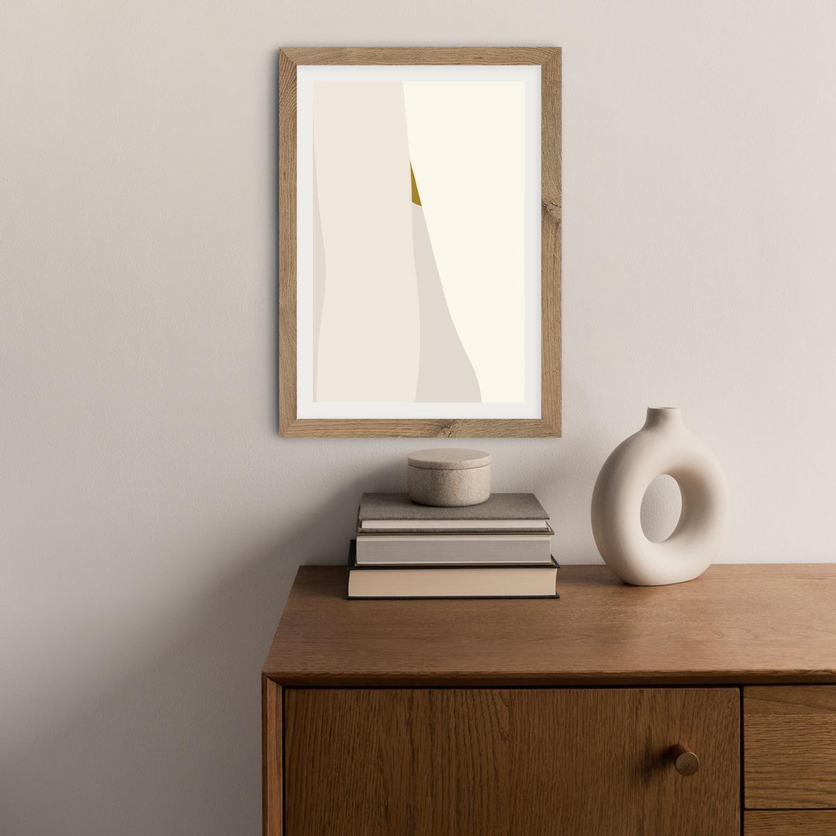 In the Shadow Art Print Oak Frame – image 4