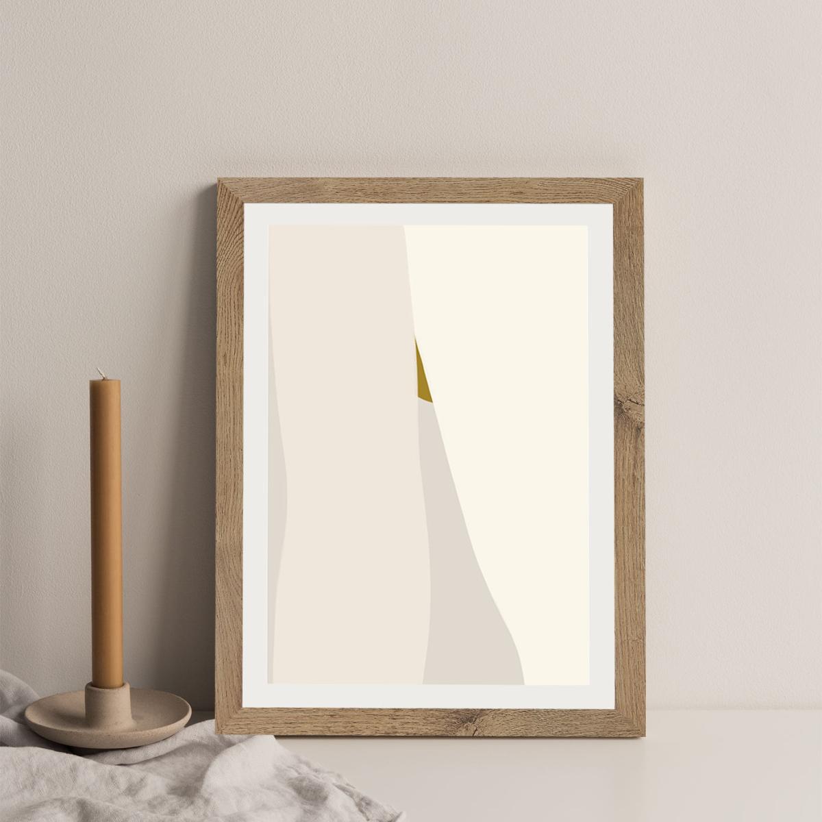 In the Shadow Art Print Oak Frame – image 5