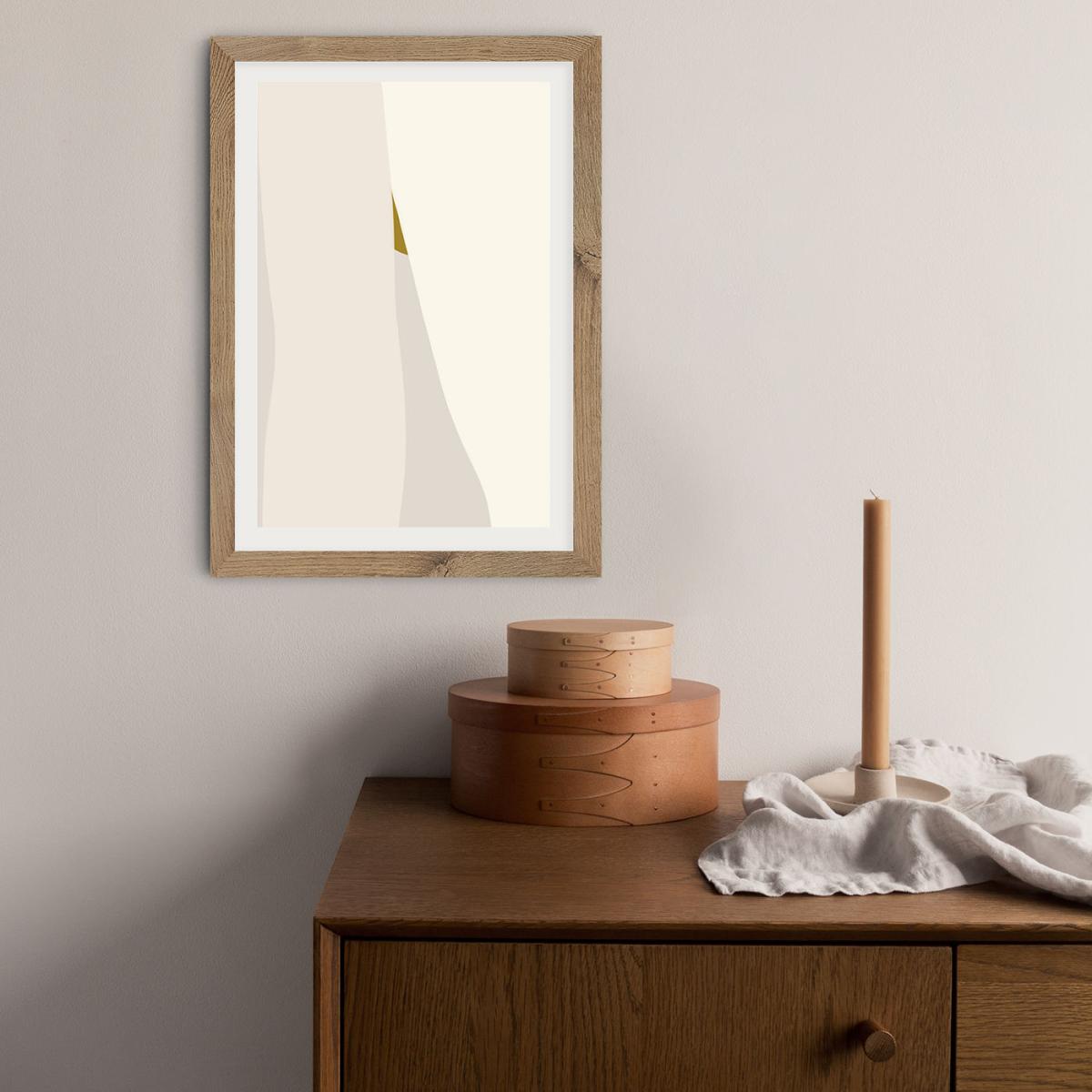 In the Shadow Art Print Oak Frame – image 8