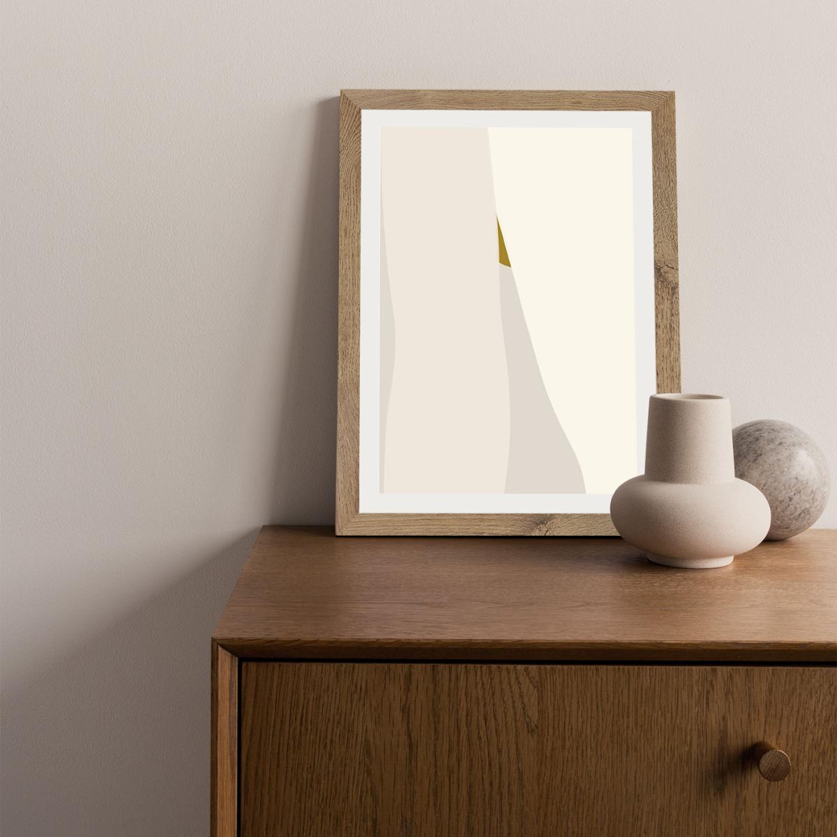 In the Shadow Art Print Oak Frame – image 9