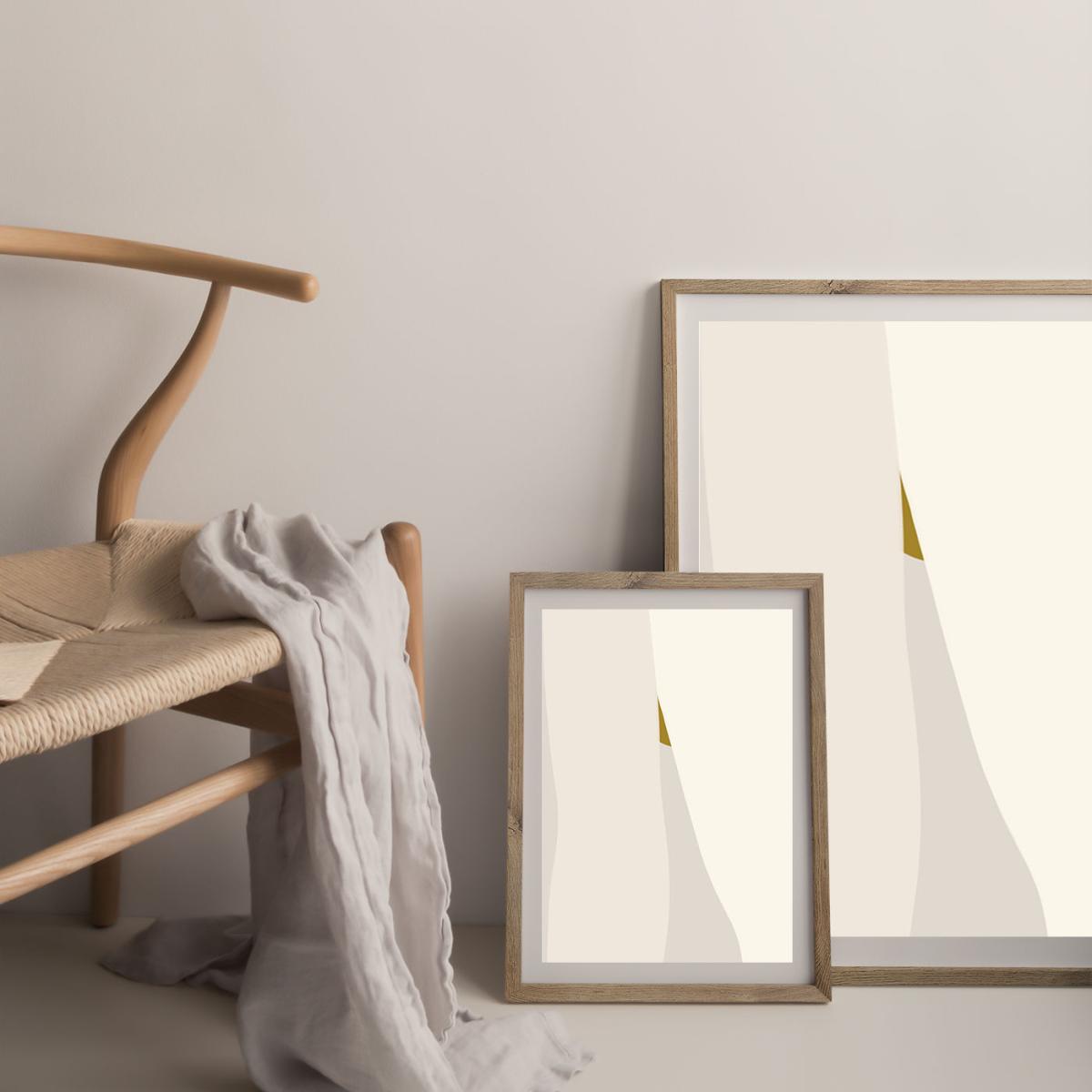 In the Shadow Art Print Oak Frame – image 10
