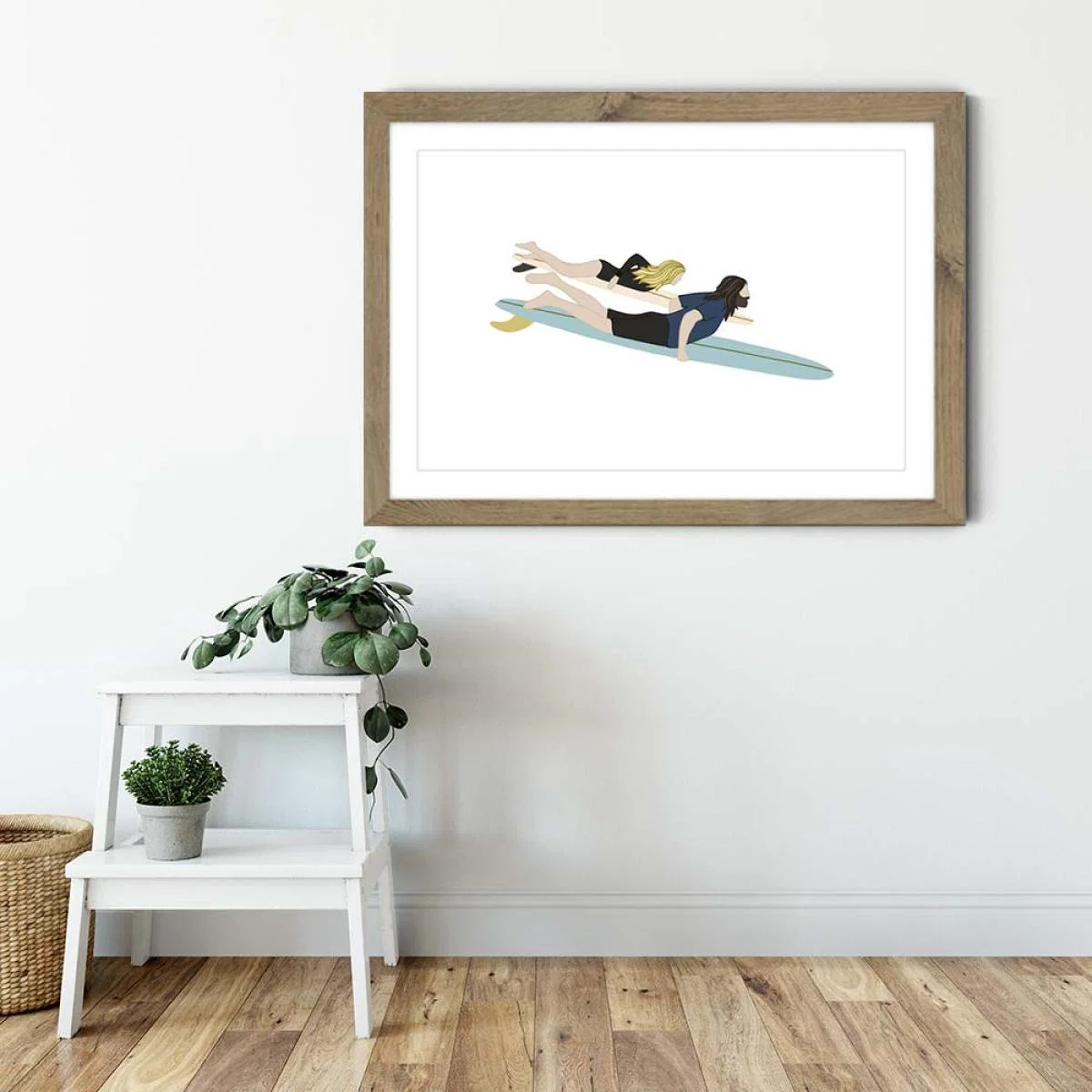 Jota Art Print Oak Frame – image 4