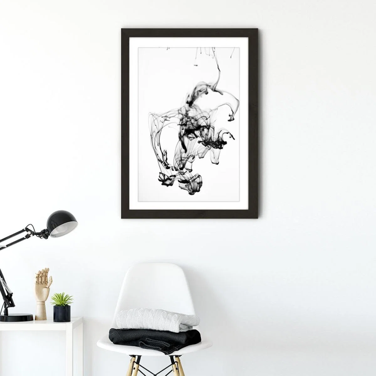 Smooth Movement Art Print Black Frame – image 2