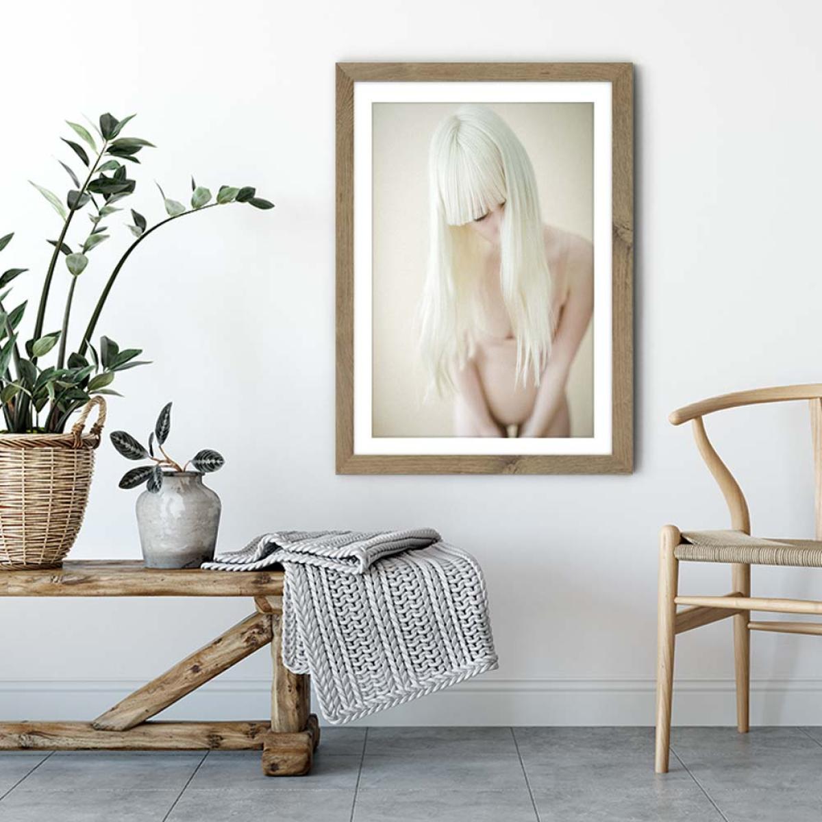 Alicia 2 Art Print Oak Frame – image 4