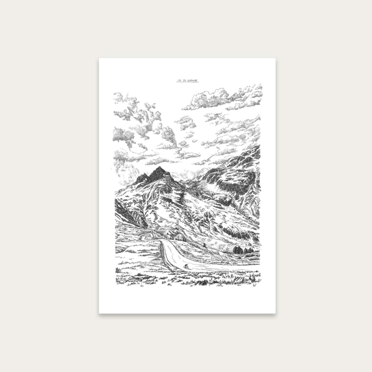 Unframed Col Du Glandon Art Print