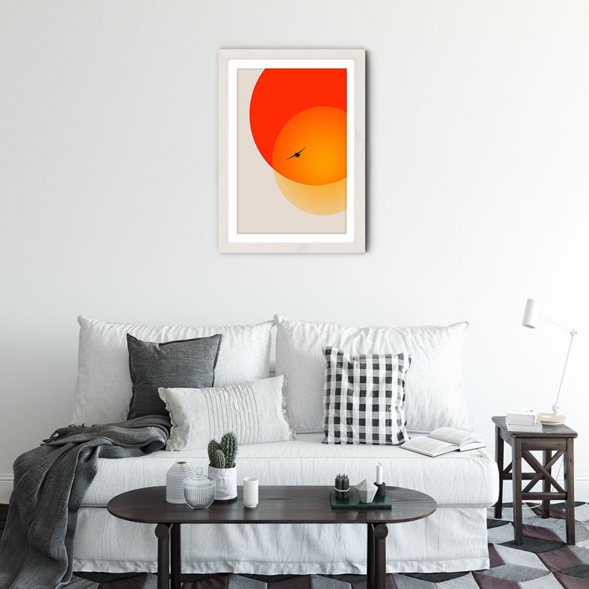 Heat of the Night Art Print White Frame – image 2