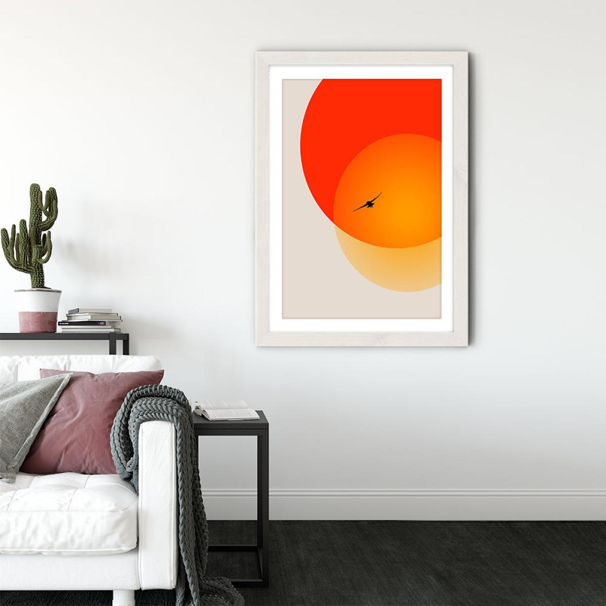 Heat of the Night Art Print White Frame – image 3