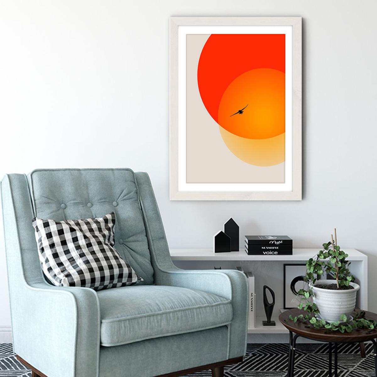 Heat of the Night Art Print White Frame – image 4