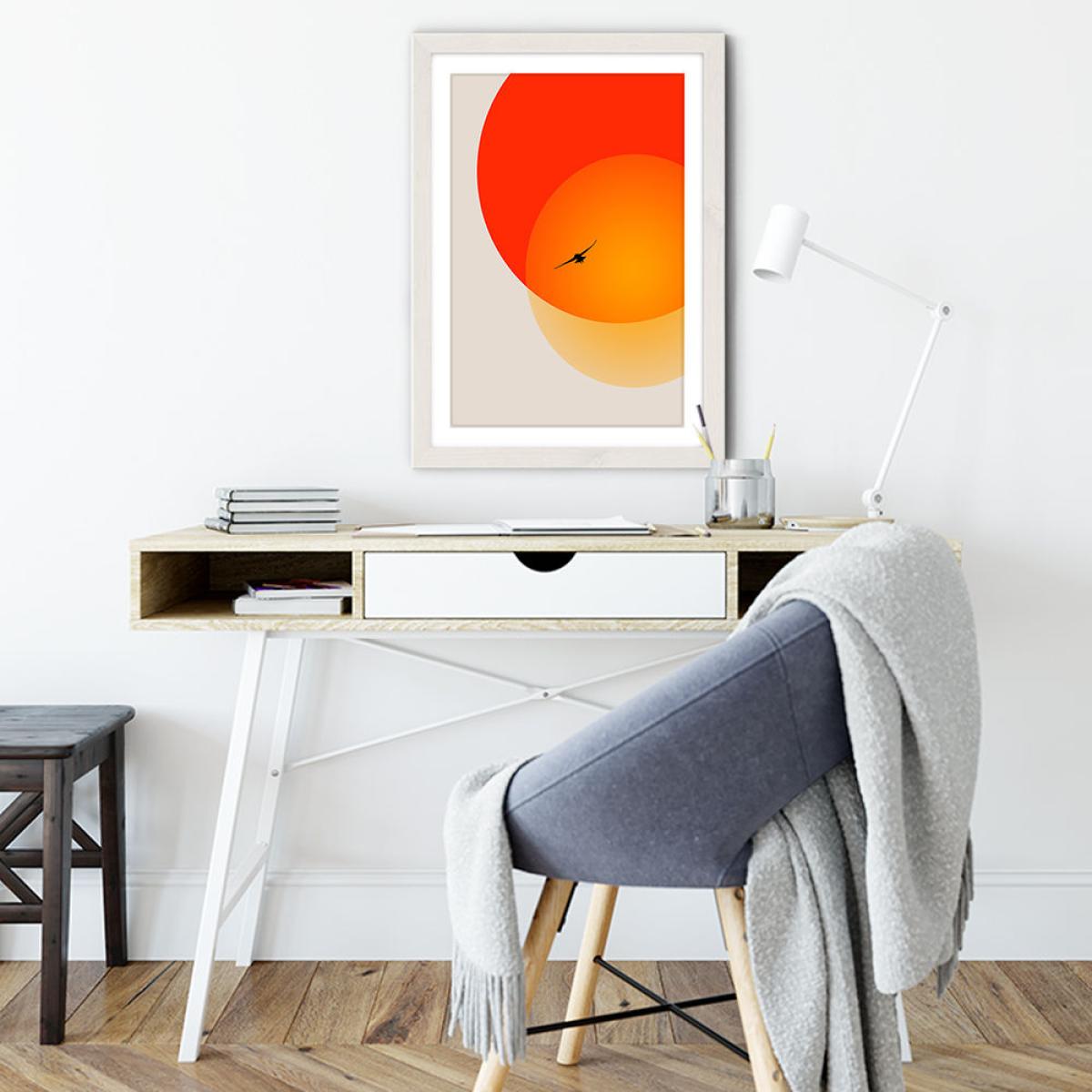 Heat of the Night Art Print White Frame – image 5
