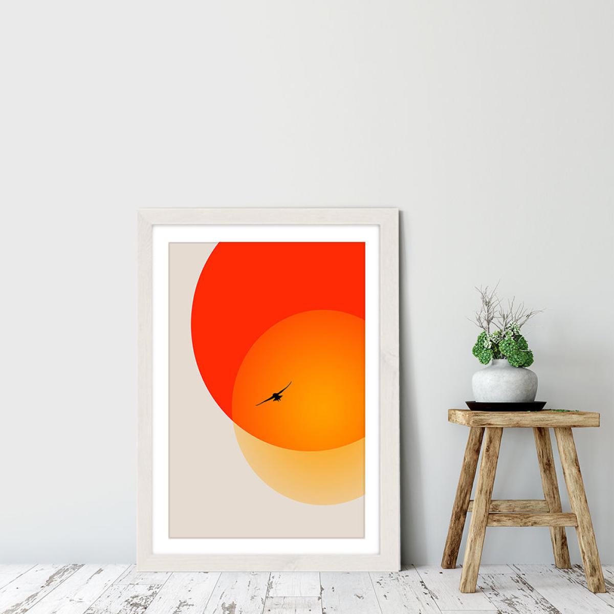 Heat of the Night Art Print White Frame – image 6