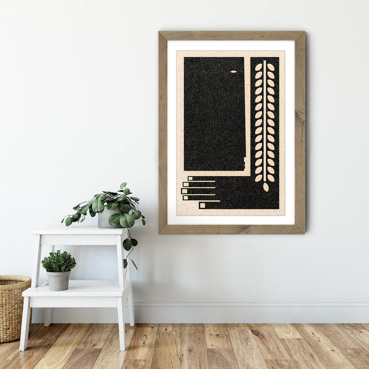 Parts of Me Art Print Oak Frame – image 4