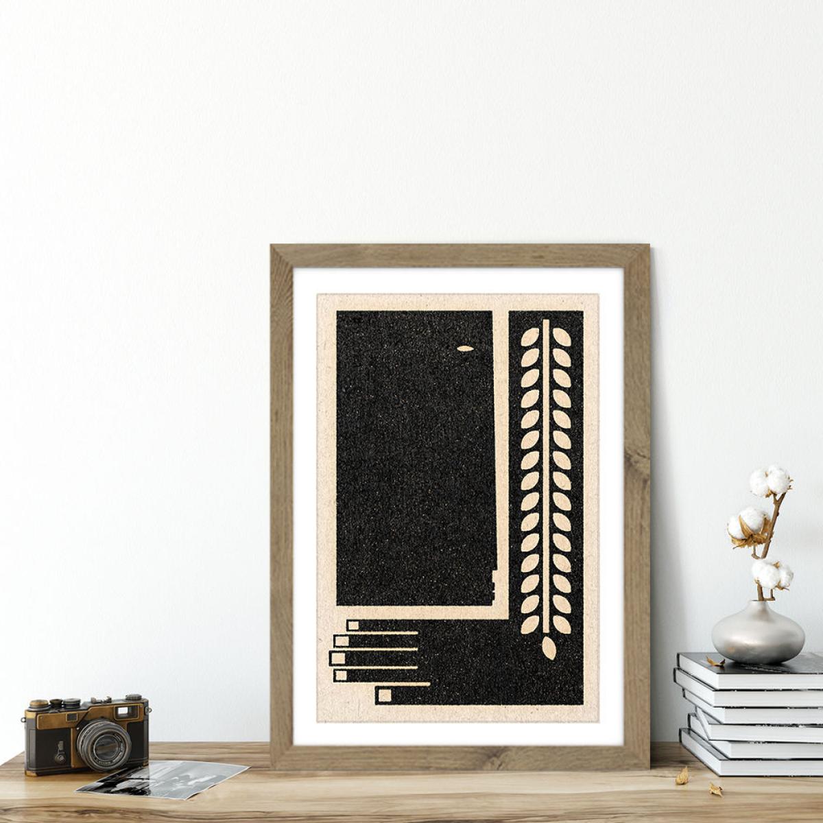 Parts of Me Art Print Oak Frame – image 6