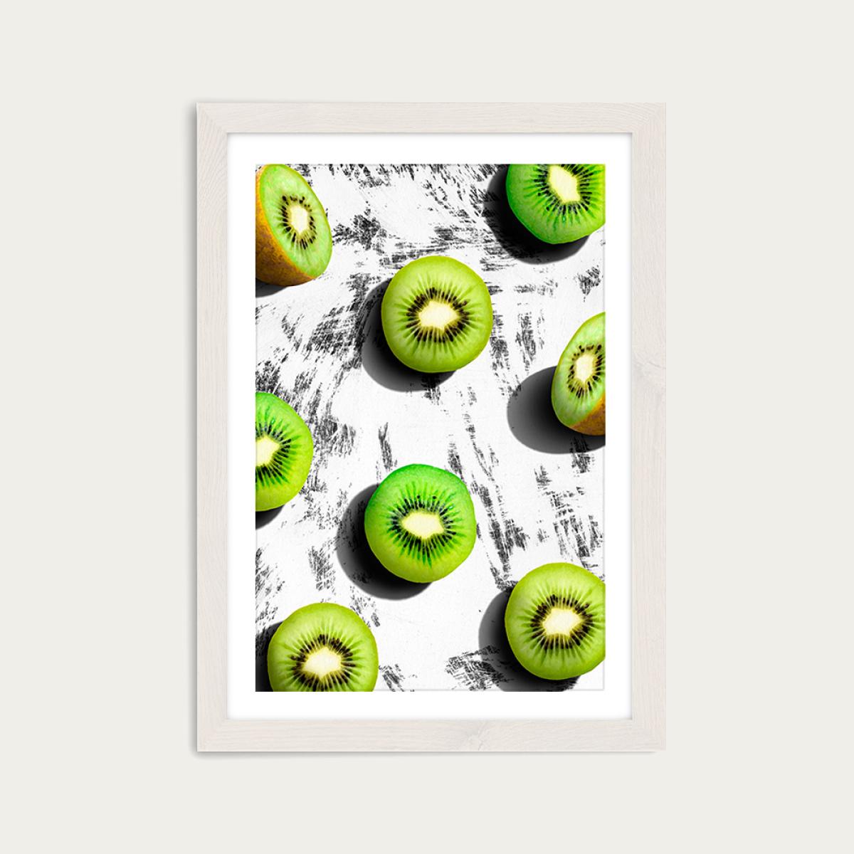 Fruit No. 3 Art Print White Frame – image 1