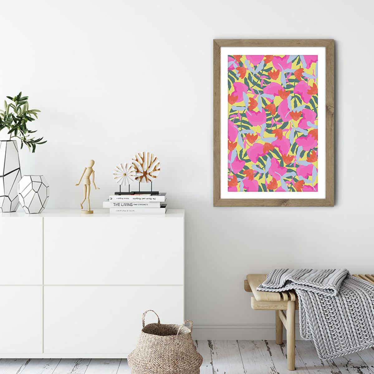 I'm Always Trying my Best Art Print Oak Frame – image 2