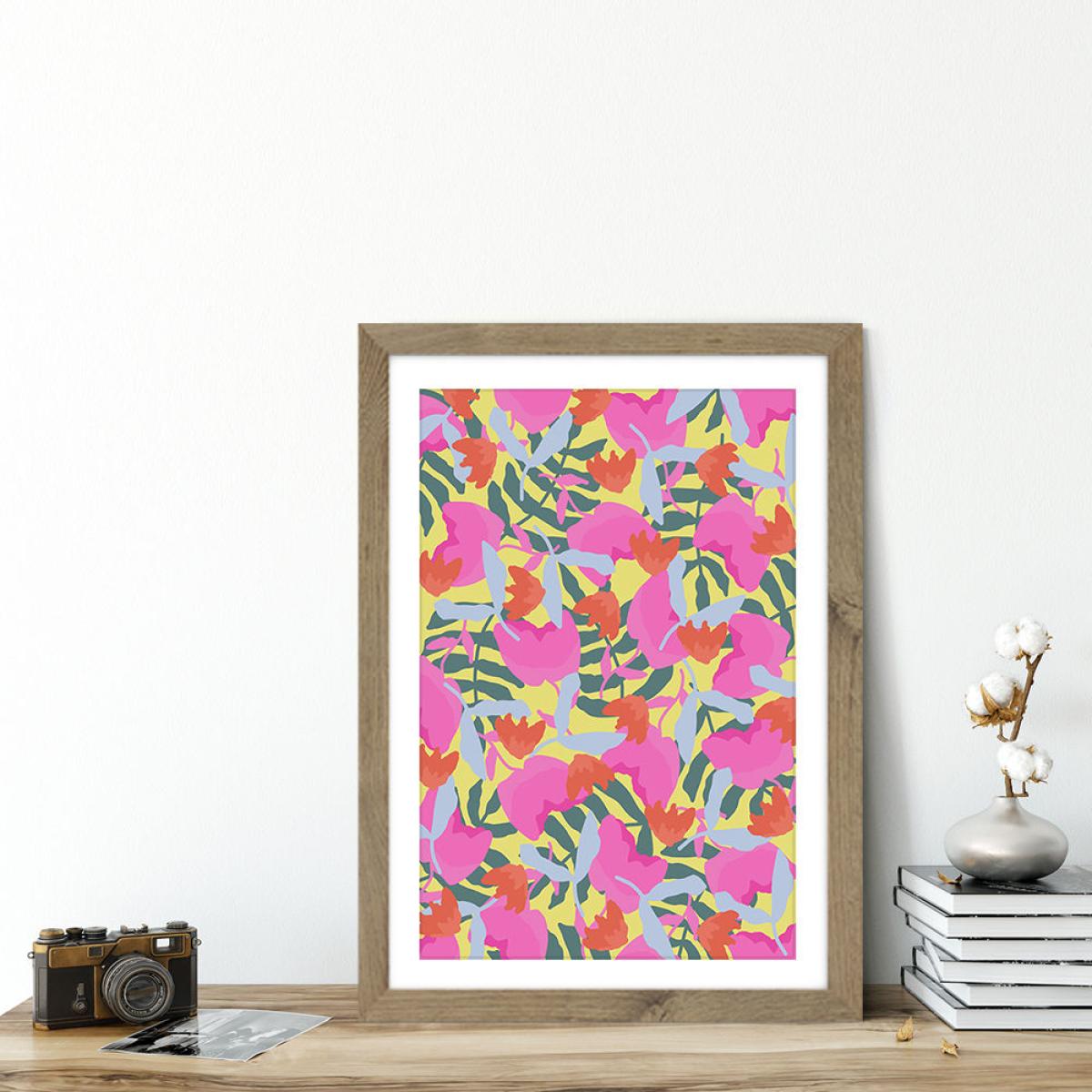 I'm Always Trying my Best Art Print Oak Frame – image 3