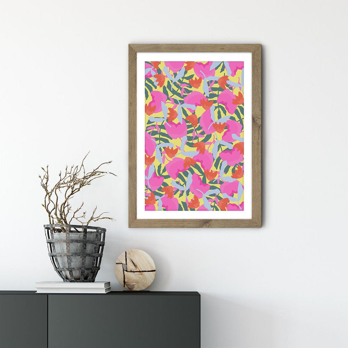 I'm Always Trying my Best Art Print Oak Frame – image 4